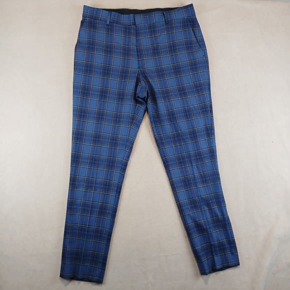 Topman Other - Topman 32x28 Mens Pants Trousers Slacks Plaid Slim London